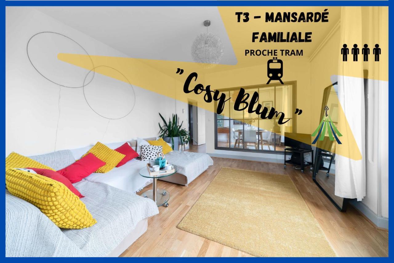 ⟬Cosy Blum 63⟭ Charmant Et Accueillant ⁕Mansarde⁕ Клермон-Ферран Екстер'єр фото
